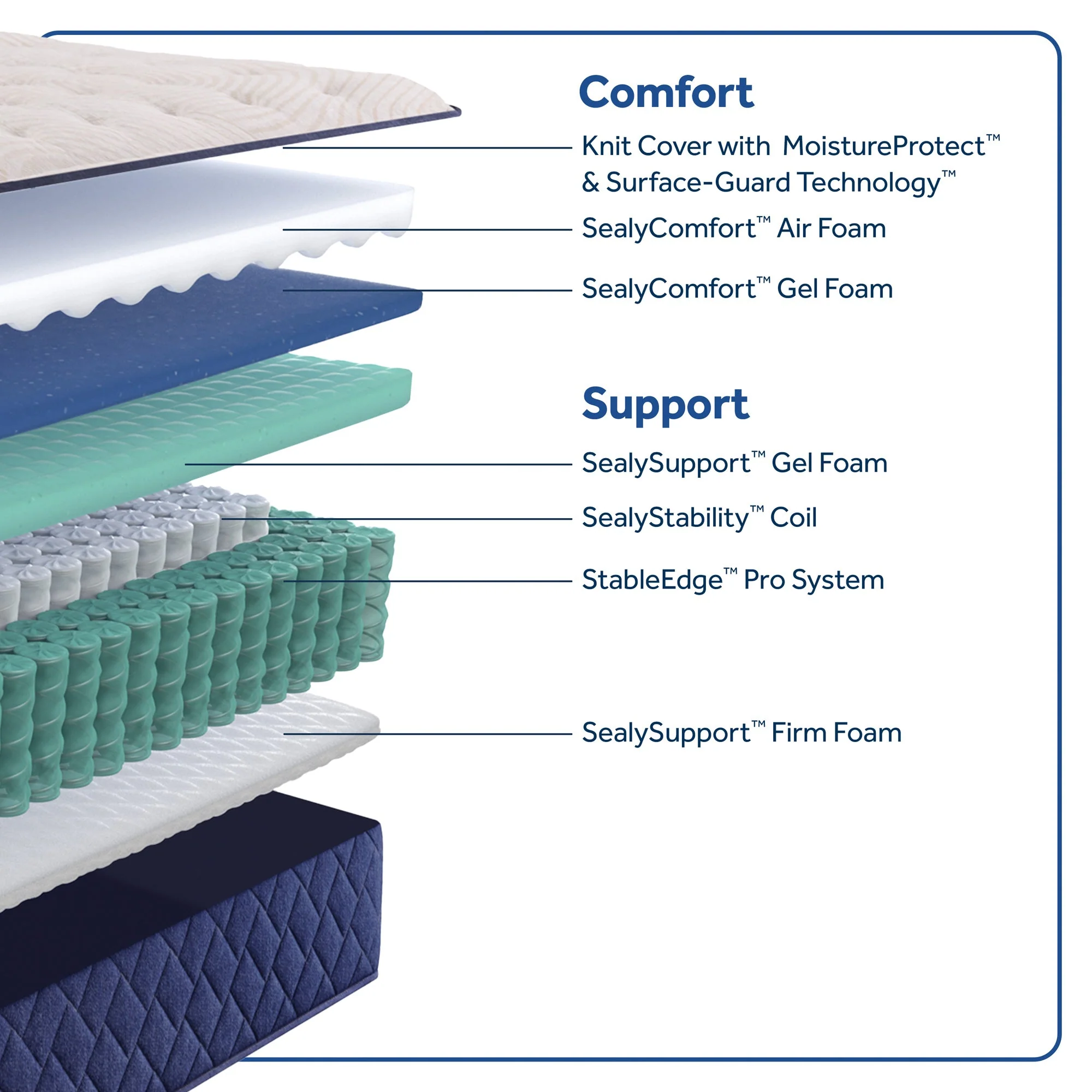 Sealy Safa Park Firm Mattress - Image 3